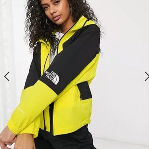 The North Face W Peril Wind Jacket- Size M- Yellow/Black